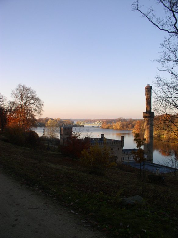 View over the Glienicker Bruecke. November 2012, photo by Joep de Visser.